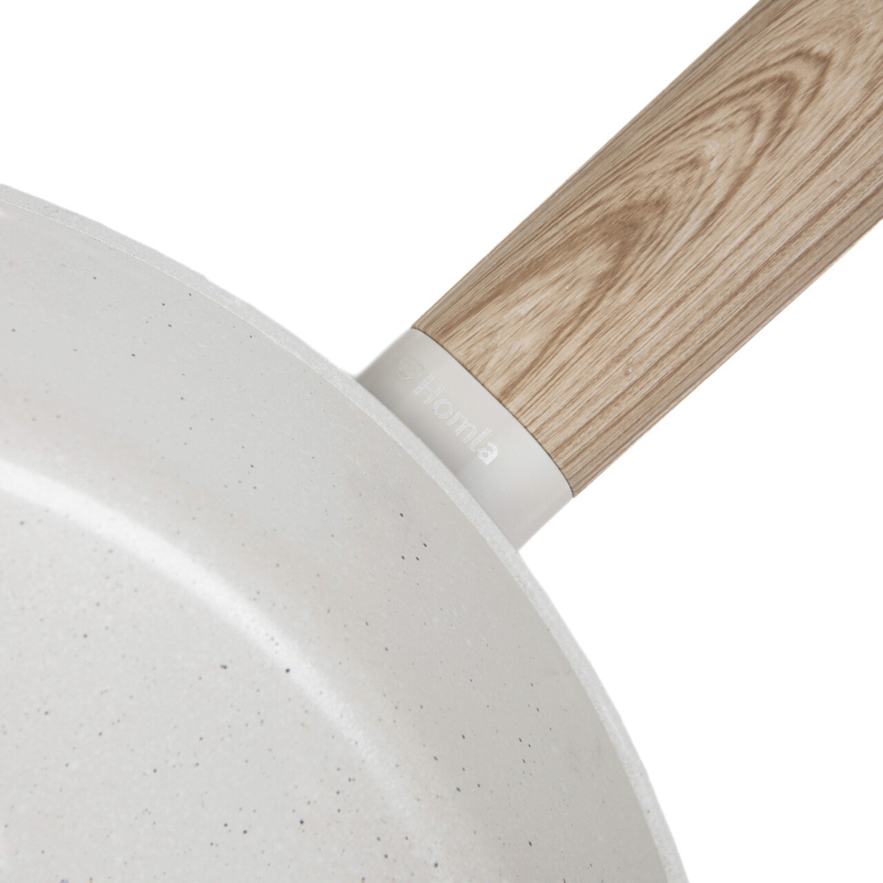 Tigaie Loreburn, Homla, 28 cm, aluminiu/inox, ecru/bej - view 3