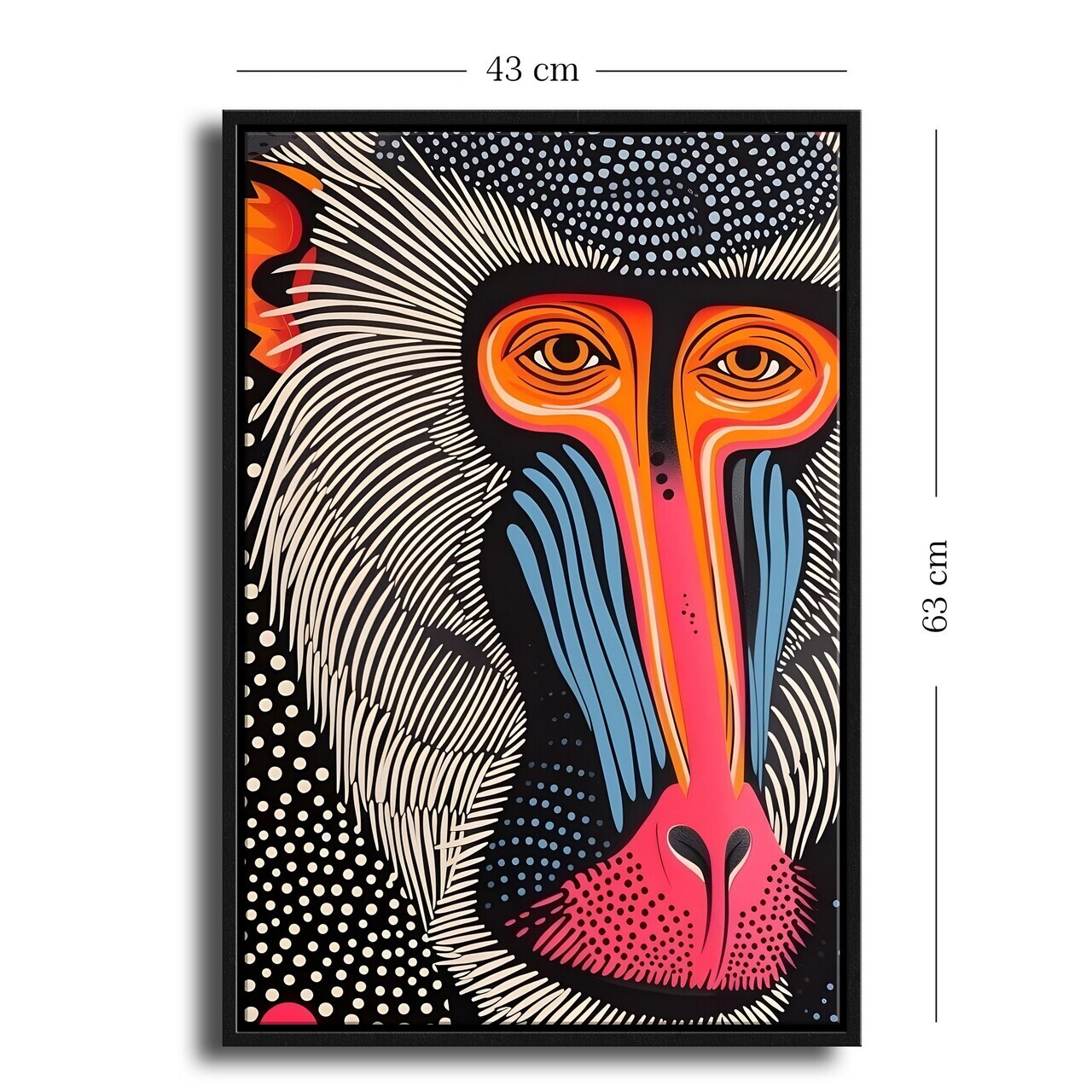 Tablou decorativ, 4363Lcsyh-015, Cadru: PVC (Grosime: 5 cm), Multicolor — imaginea 5