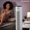 Ventilator turn cu telecomanda, Towarie InnovaGoods, Ø21.5 x 73.5 cm
