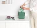 Cos de gunoi, Brabantia, Sort&Go, 6 L, 24.5x20x18.1 cm, polipropilena, verde brad