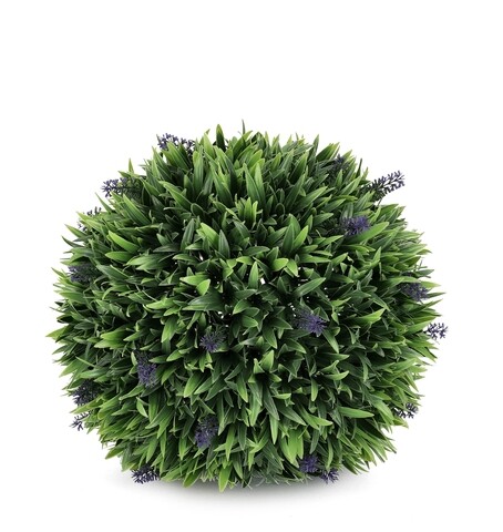 Planta artificiala gradina / terasa Lavender, Bizzotto, Ø 38 cm, polietilena, rezistenta la UV, verde