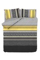 Lenjerie de pat dubla, Formas - Yellow, EnLora Home, Bumbac Ranforce