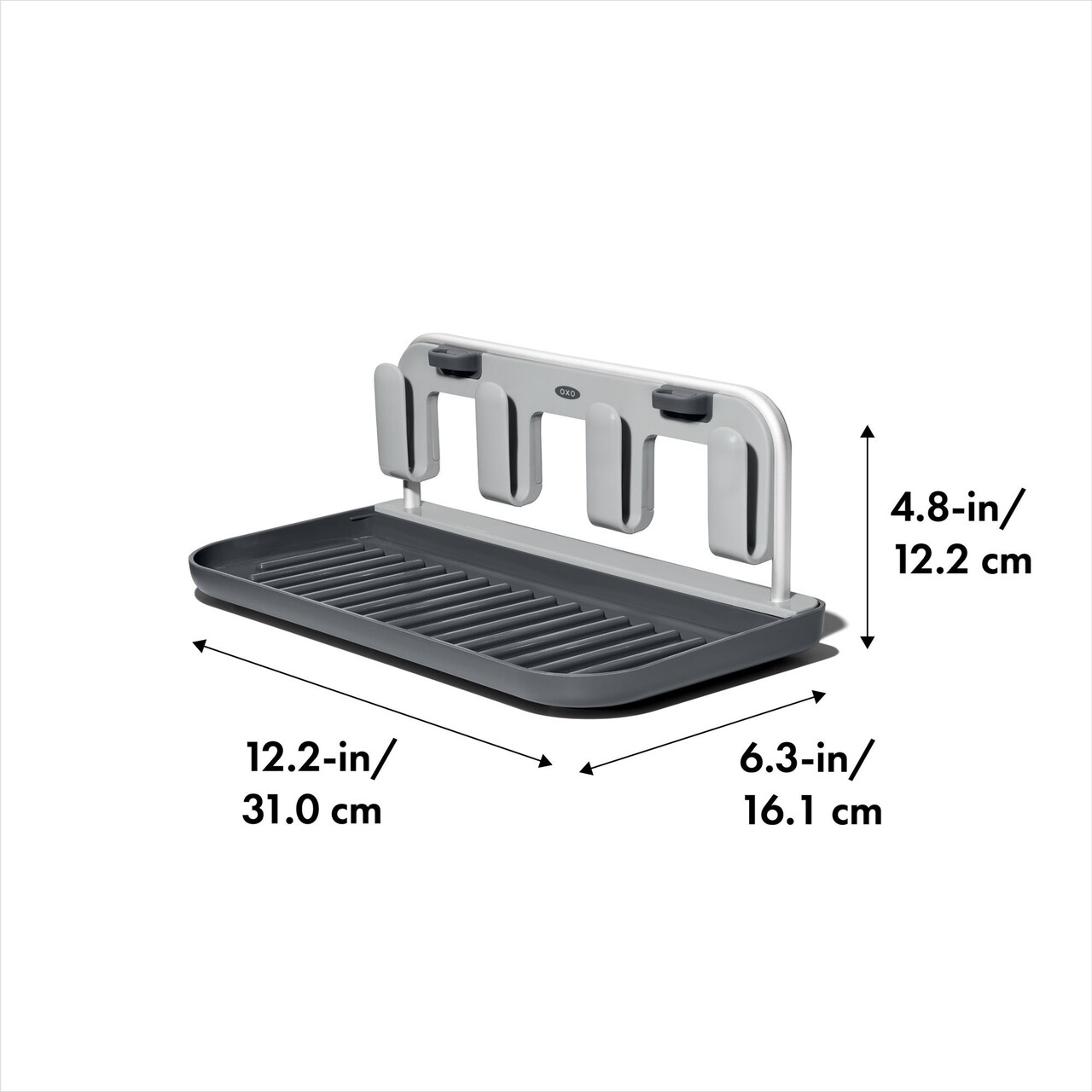 Suport uscare sticle 31 x 16 x 12,2 cm, aluminiu, "Good Grips" - OXO - view 10