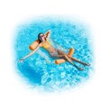 Hamac de apa plutitor individual pentru piscina de inot Pulok, InnovaGoods, 134 x 81 cm, portocaliu