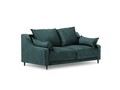 Canapea, Freesia, Mazzini Sofas, 2 locuri, 150x94x90 cm, catifea, albastru petrol