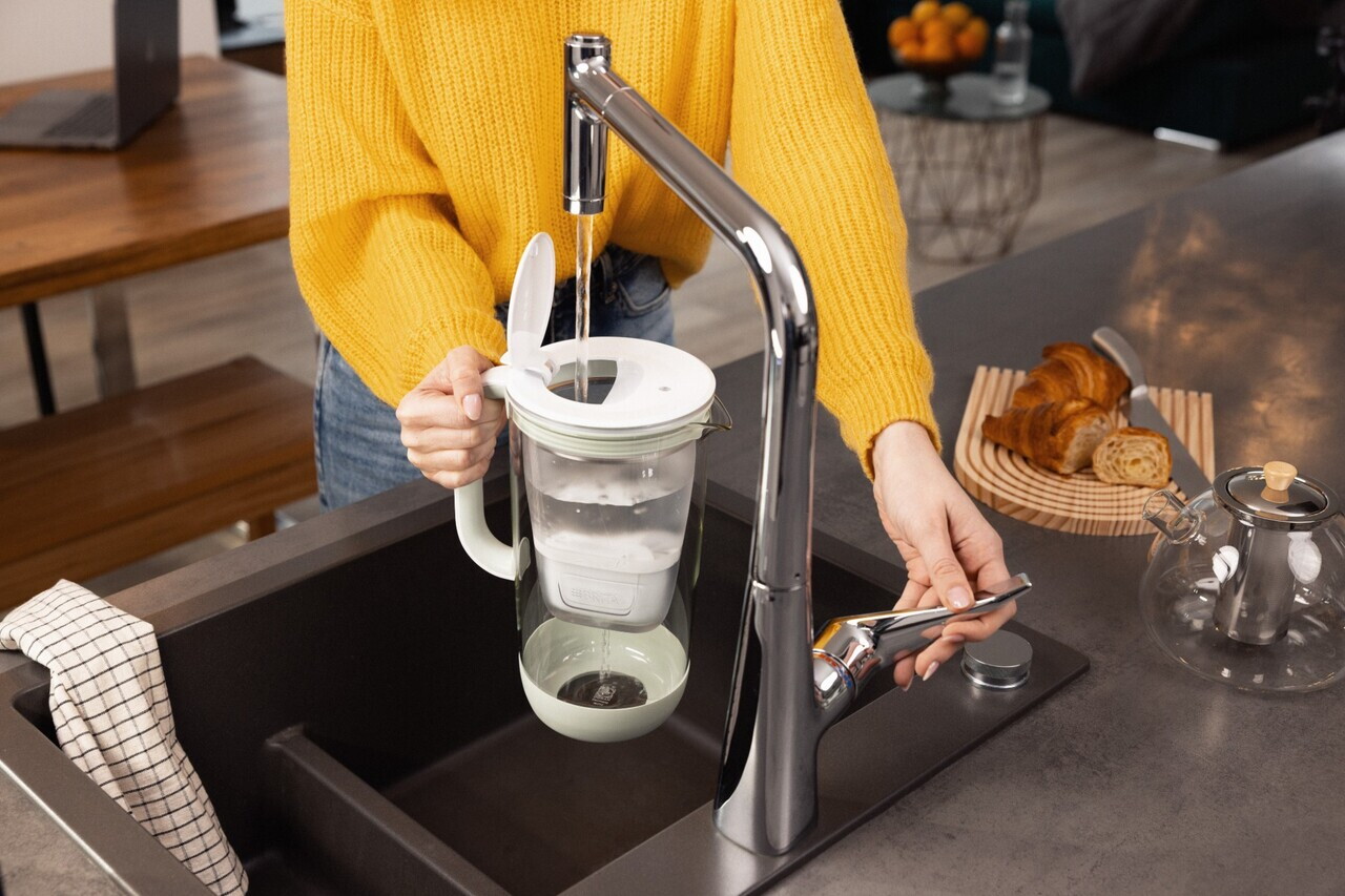 Cana filtranta Editie Aniversara 60 ani, din sticla, BRITA, 2,5 L, Maxtra PRO (lightgreen) - view 9