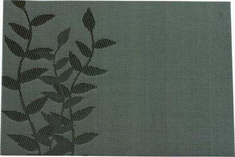 Suport farfurie Velvet Leaf, Ambition, 30×45 cm, plastic, bej Ambition imagine 2022 by aka-home.ro