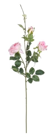 Poza Floare artificiala, Rose Branch, Bizzotto, 90 cm, roz