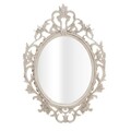 Oglinda decorativa Antique Cream, InArt, 37x53 cm, plastic/sticla, crem