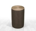 Taburet, Fluffe, 209FLF1244, 50% bumbac, 50% in, Cafeniu
