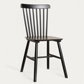 Scaun Vici, Homla, 52x46x92 cm, lemn, negru