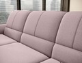 Coltar extensibil dreapta 3 locuri ELTAP, RT-101GO, Siber, 270x186x93 cm, lemn/poliester, roz deschis