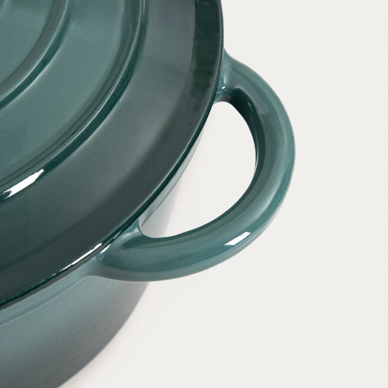 Oala Andreas, Homla, 24 cm, 4 L, fonta, verde - view 4