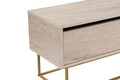 Comoda TV, Kalune Design, Escape 180, Travertin / Auriu