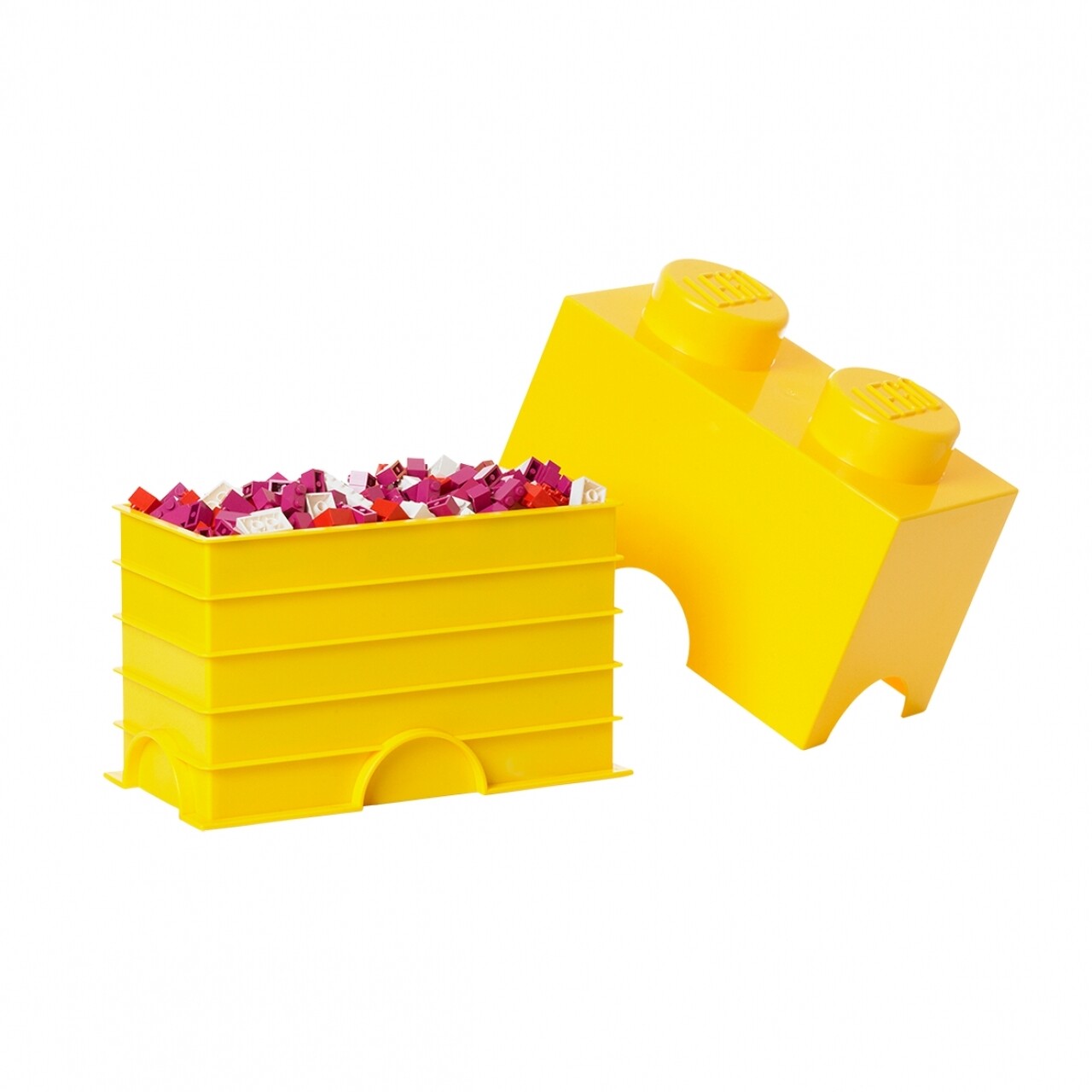 Cutie De Depozitare LEGO, 2600 Ml, Polipropilena, Galben