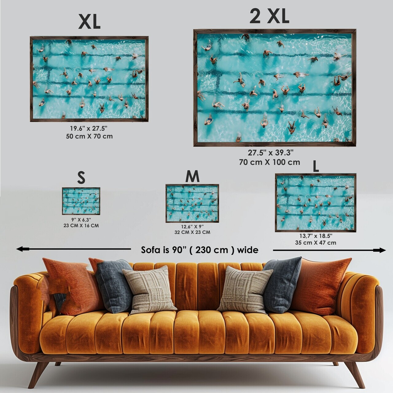 Tablou decorativ, GE095-L, Lemn, Multicolor — imaginea 5