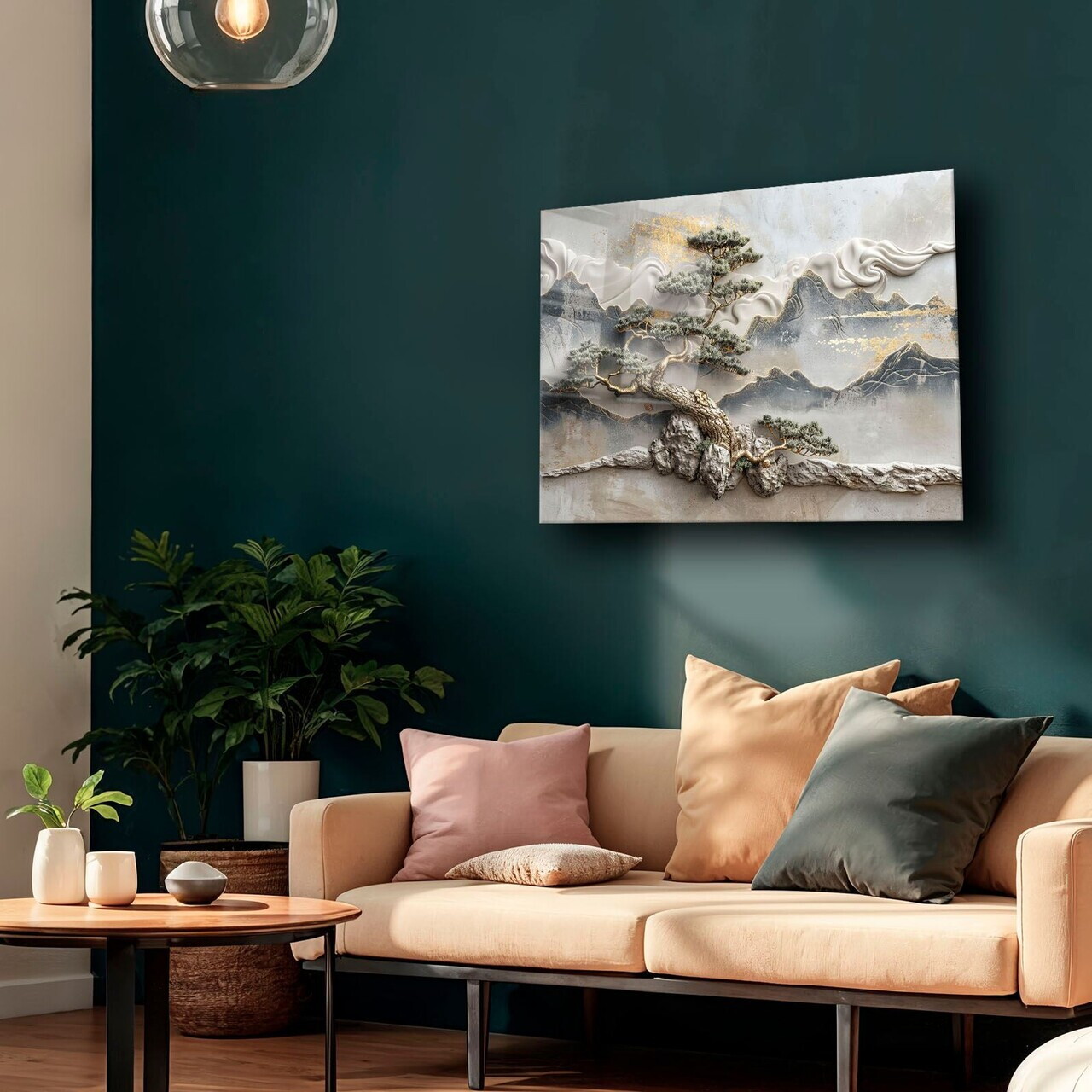 Tablou decorativ, Camtbl-080, 70 x 100 cm, Multicolor — imaginea 3