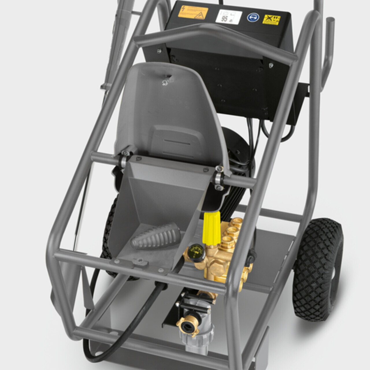 Aparat de spalat cu presiune profesional HD 20/15  - 4 Cage Plus, Karcher, gri — imaginea 4
