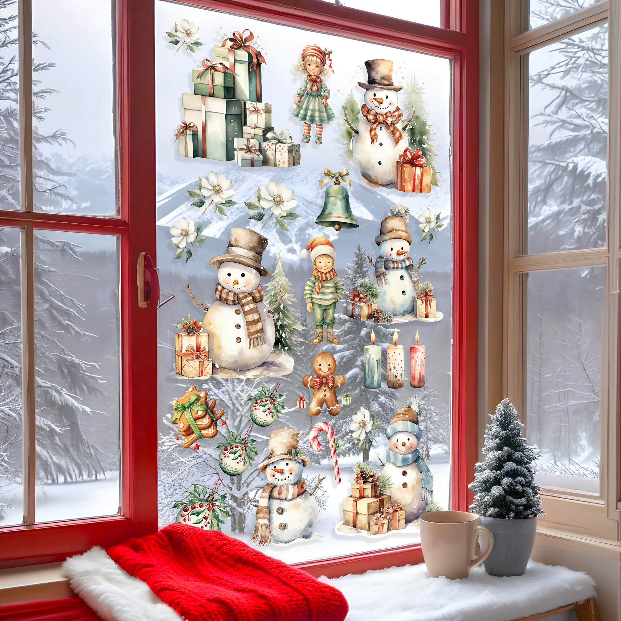 Sticker decorativ, 309126_3050, 30 x 50 cm, Multicolor