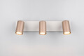 Plafoniera Marley, TRIO, 48x9x15 cm, 35W, 3x GU10, metal, alb/bronz