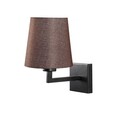 Aplica de perete, Opviq, 892OPV1251, Metal, Negru/Maro