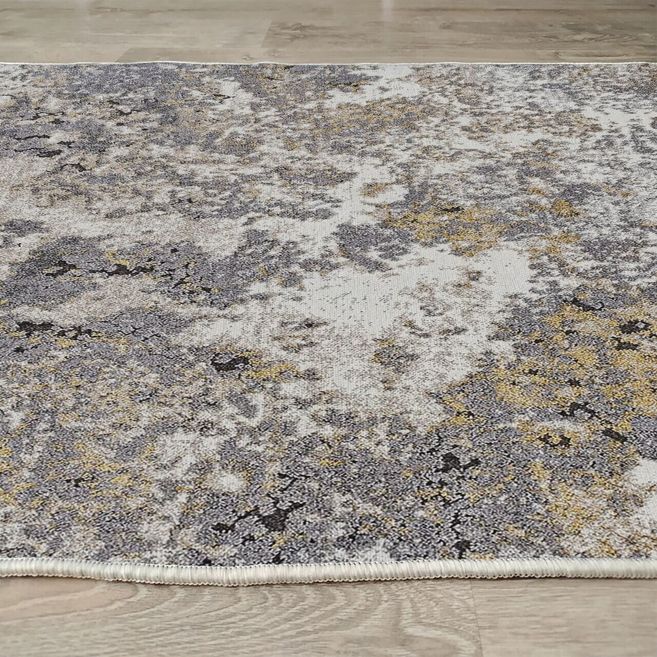 Covor, Woopamuk220, 80x150 cm, Bumbac/Poliester, Gri - view 6