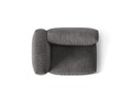 Modul stanga pentru canapea, 1 loc, Martina-120, Micadoni Home, 121x106x75 cm, catifea, gri