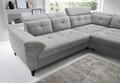 Coltar extensibil dreapta 5 locuri ELTAP, RT-04RAQ, Inferne, 297x210x107 cm, lemn/poliester, gri deschis