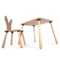 Set masa si scaun pentru copii, Rosewood, BLTYZ-AKTV060, Stejar