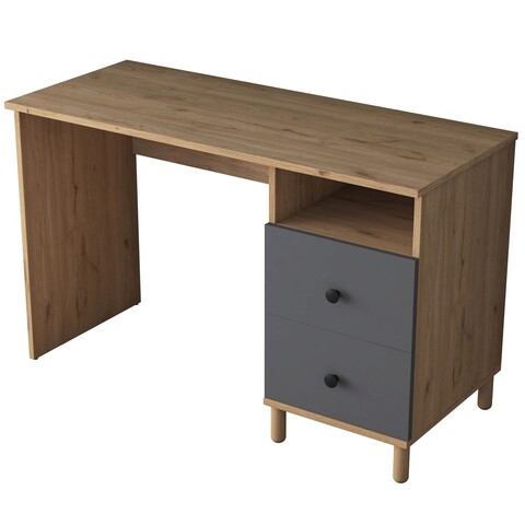 Birou, Rani, HA109, 120x73.8x50 cm, PAL, Nuc / Antracit