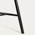 Scaun Vici, Homla, 52x46x92 cm, lemn, negru