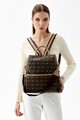 Rucsac, Lucky Bees, 920 Brown, piele ecologica, maro