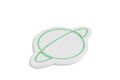 Decoratiune luminoasa LED, Saturn, Benzi flexibile de neon, DC 12 V, Verde