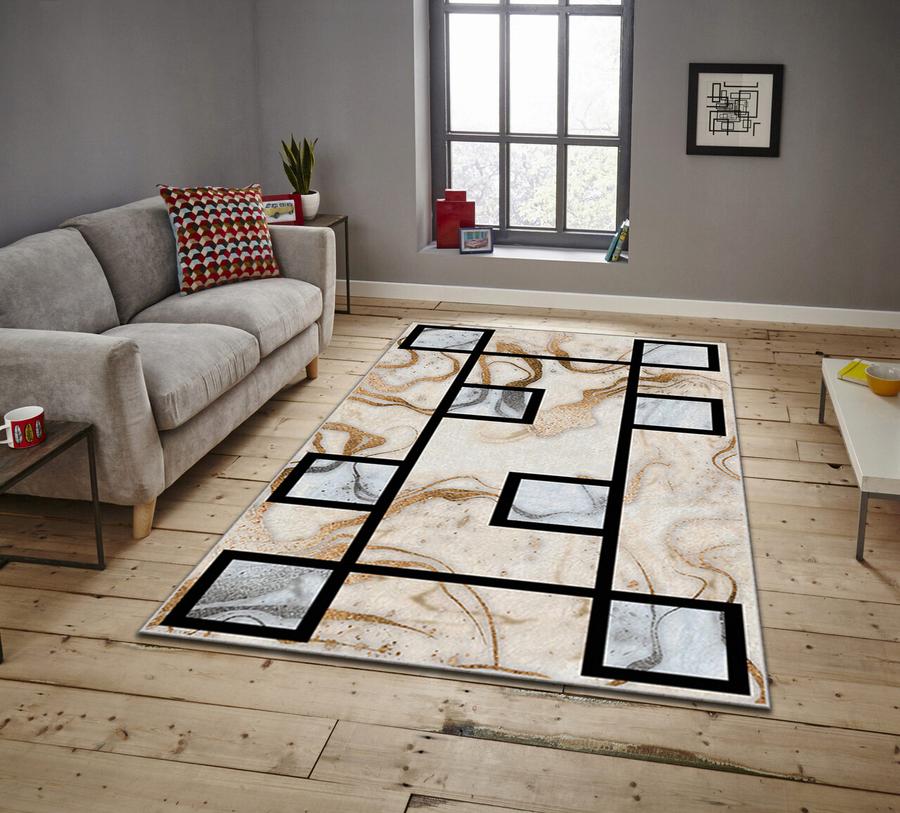 Covor ASR CRPT-71  160x230 cm Poliester Multicolor