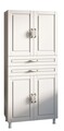 Dulap multifunctional, Rabi, Rb-057, 70x180x33 cm, Alb mat
