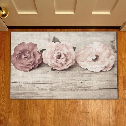 Covoras de intrare Rose, Casberg, 38×58 cm, poliester, multicolor Casberg