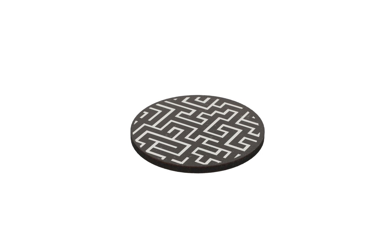 Set suporturi de pahare, Hermia, 283PLN1123, Înălțime: 0,5 cm, Multicolor - view 3