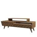 Comoda TV, Hommy Craft, City, 140x48.8x41.8 cm, Maro
