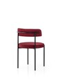 Set scaune 2 piese, Nmobb, Gını, Negru/Rosu