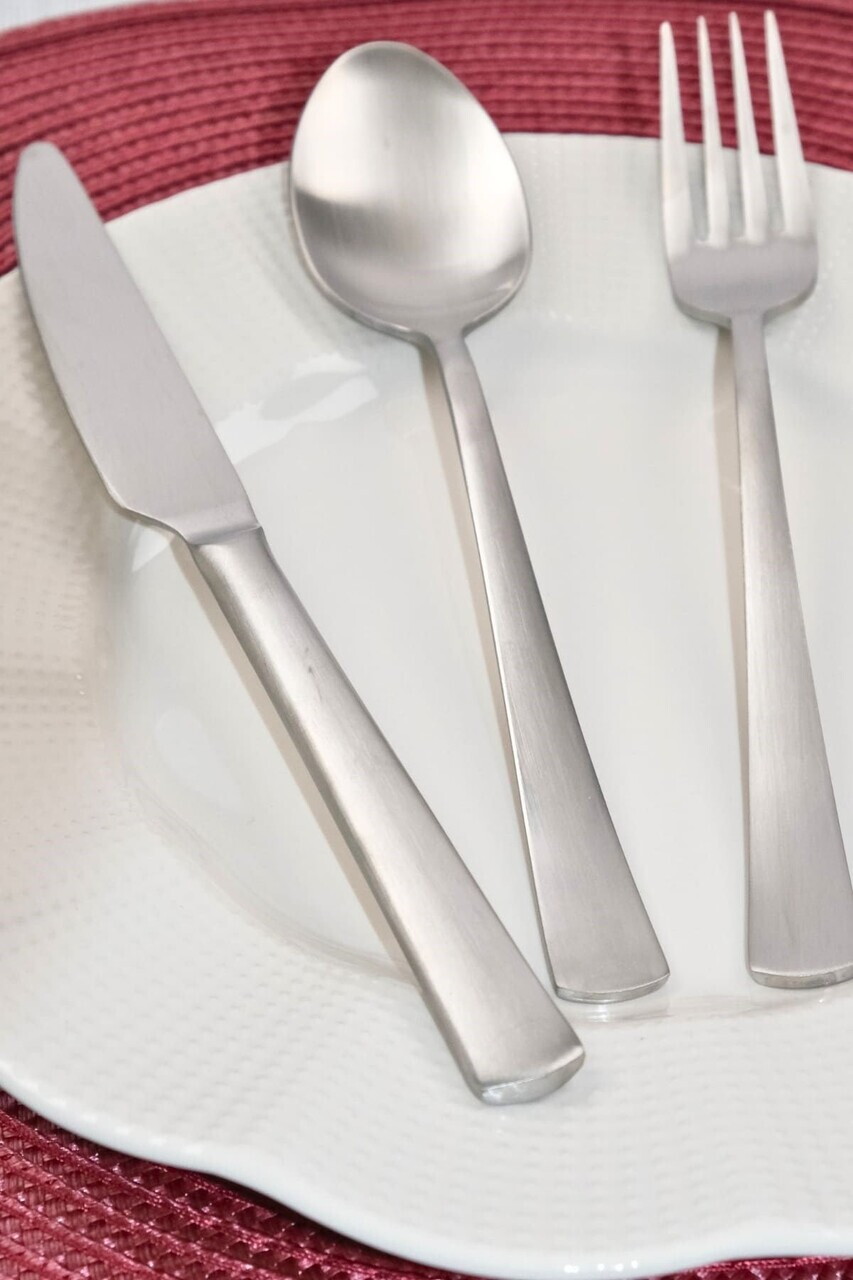Set tacamuri, Hermia, 311MBL1712, Inox, Furculiță de masă: 16,2 x 3 cm (6 bucăți), Argintiu - view 2