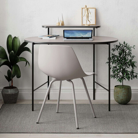 Birou, Decortie, Loub, 100x54x72 cm, Mocha Decortie