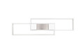 Plafoniera Albany, TRIO, 100x28x8 cm, 37W, 1x SMD, aluminiu, argintiu mat