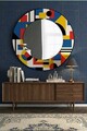 Oglinda decorativa, Artmdfmrr6, Cadru: 100% MDF, Multicolor