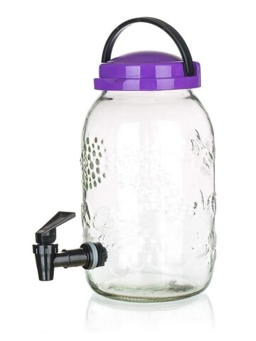 Dispenser pentru bauturi, Carmen, Renga, 3 L, sticla