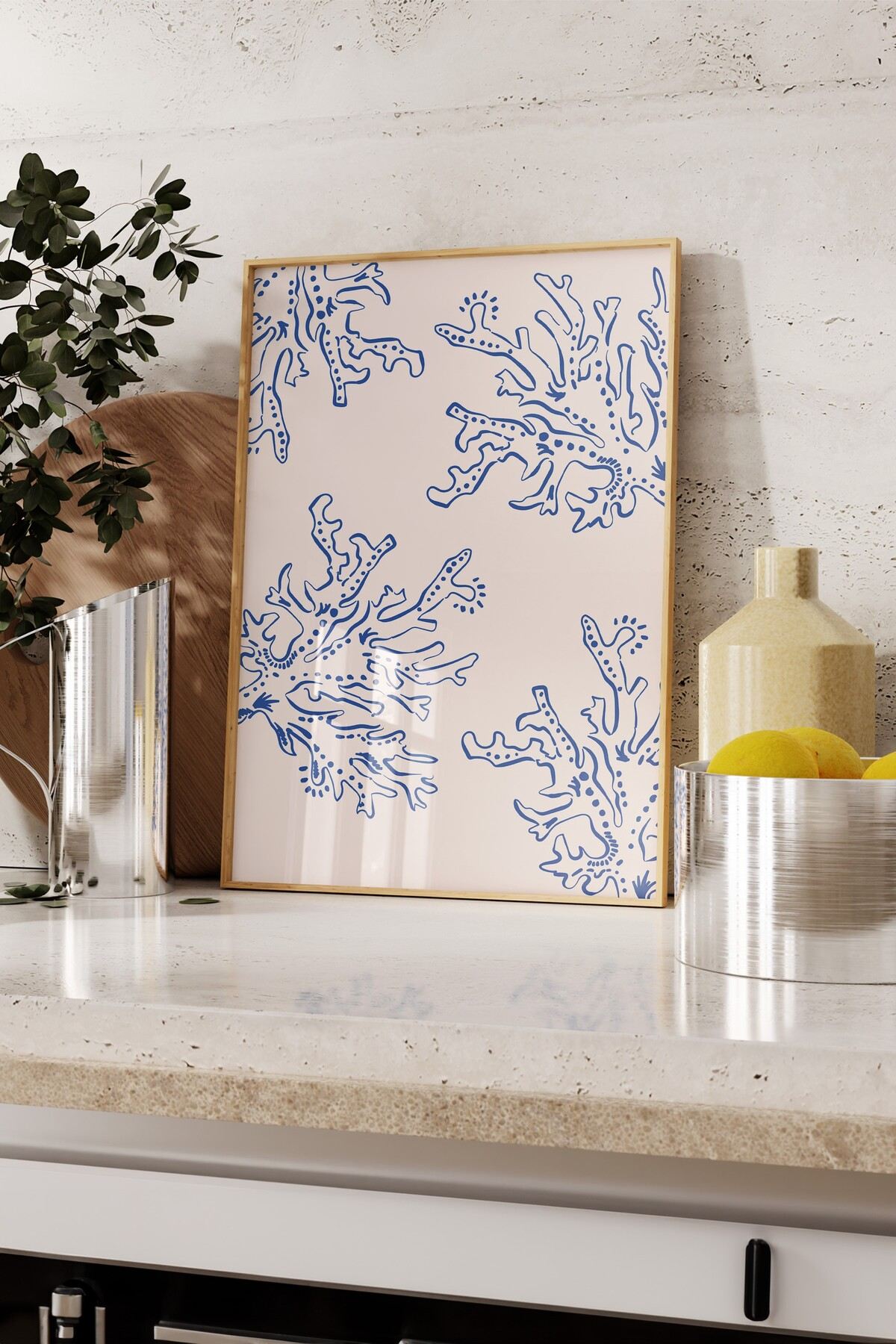 Tablou decorativ, 109829, LEMN SOLID, Față: 100% PVC STICLĂ, Multicolor