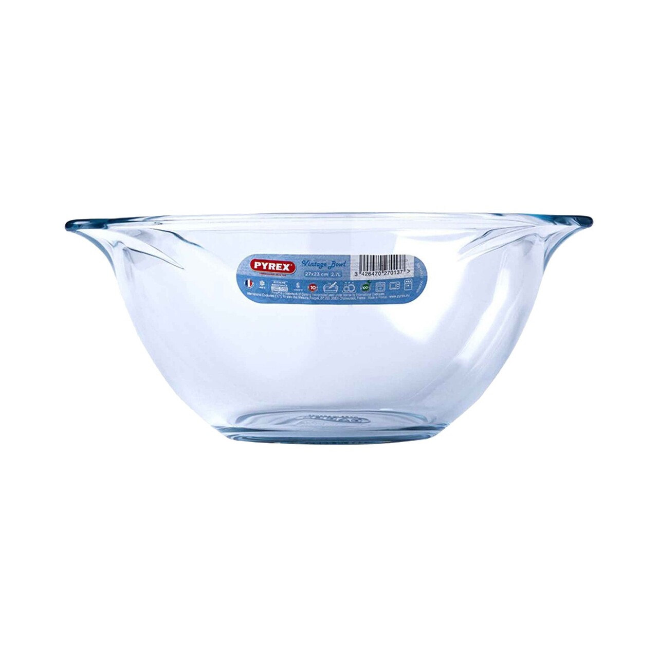 Bol preparare, sticla termorezistenta, 2,7L, "Vintage" - Pyrex - imagine 4