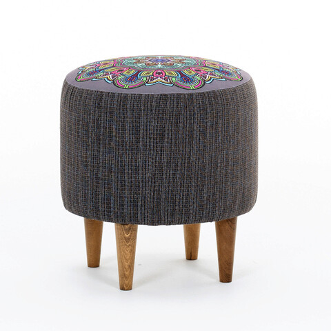 Bancheta, balcab home, 825blc1446, lemn de fag / mdf, gri / roz / verde / albastru / roșu / mov
