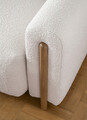 Canapea extensibila 3 locuri, ELTAP, SO-ARC-OA-18JAF, Arcadova, 244x97x97 cm, lemn/poliester, bej/stejar