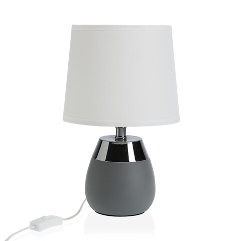 Lampa de masa olson, versa, 18 x 29 cm, metal, gri