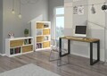 Birou ADRK, Maro, 135x65x75.2 cm, PAL laminat, artisan/negru